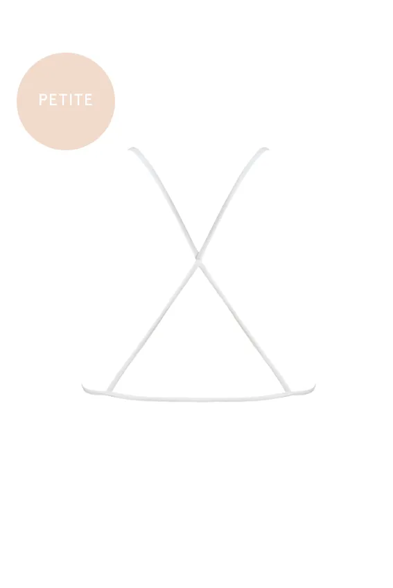 PETITE: MATHILDA Bralette in White