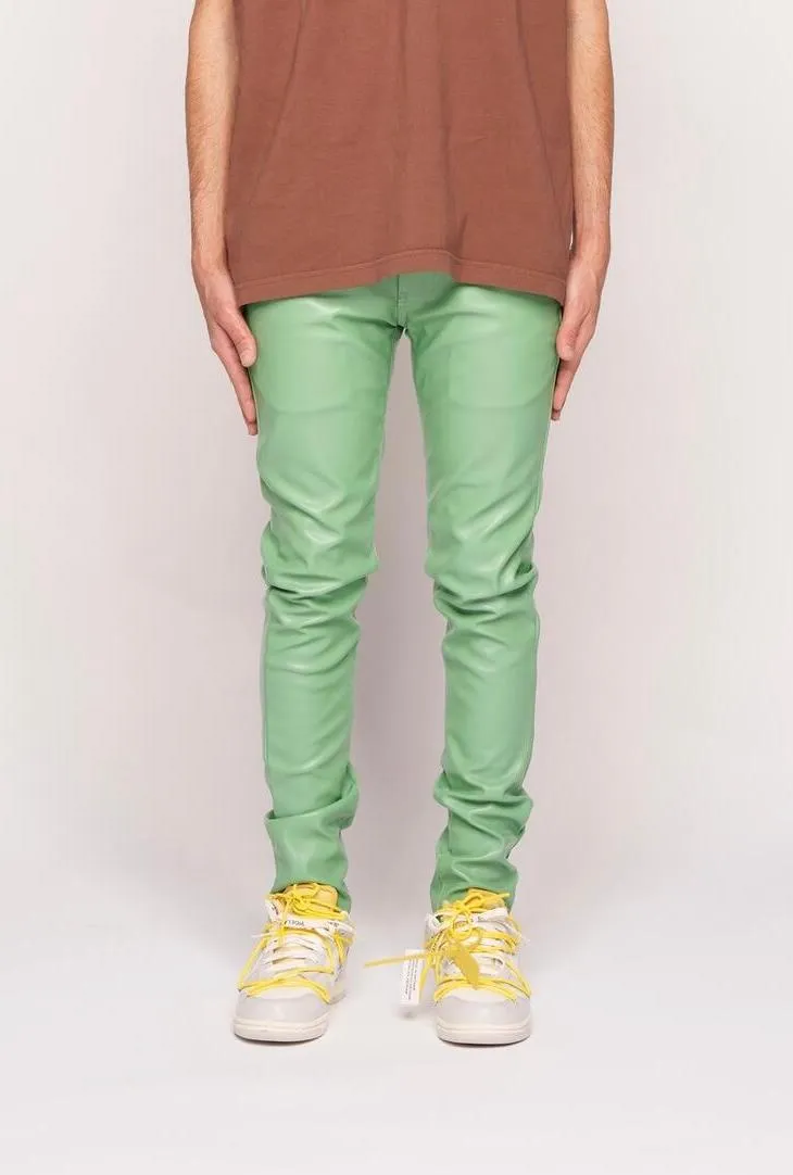 PHEELINGS Be the Change SKINNY LEATHER DENIM (FROG GREEN)