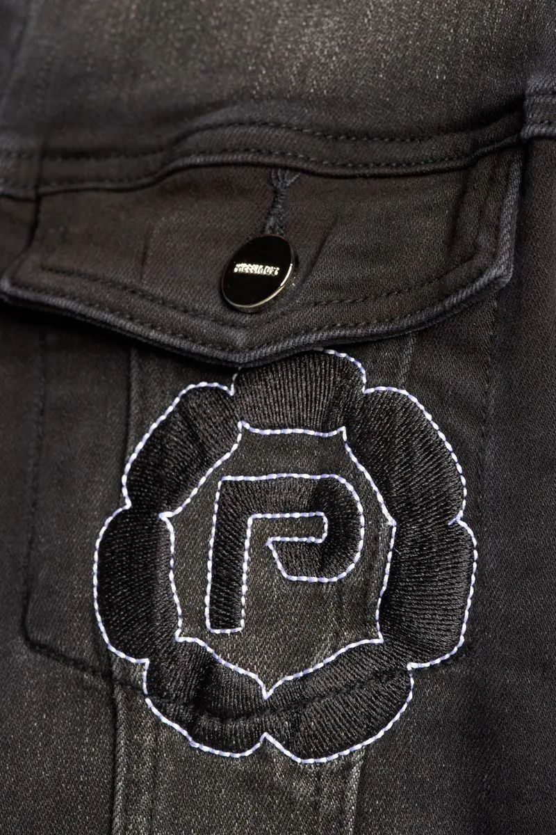 PHEELINGS SEWN TOGETHER DENIM JACKET (BLACK WASH)