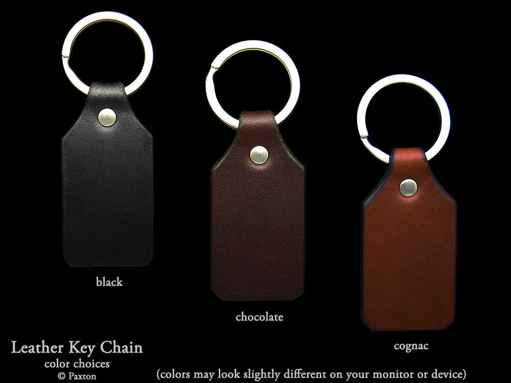 Pine Cone Key Chain / Key Ring Sterling Silver