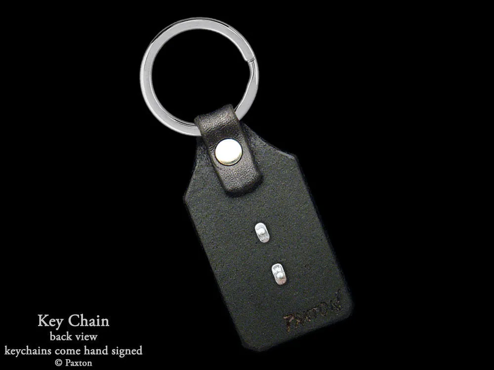 Pine Cone Key Chain / Key Ring Sterling Silver