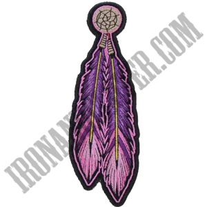 Pink & Purple Feathers Patch