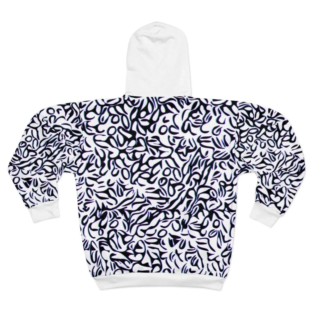 Plumskum Cut Sew AOP Zip Hoodie - Glitch Aest