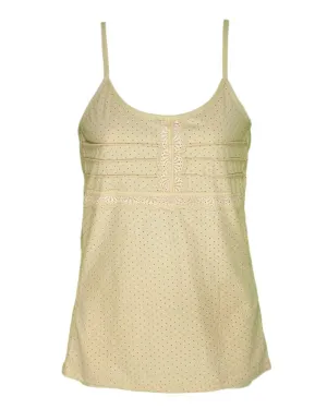 Polka Dotted Cotton Camisole For Women - Color Skin - MA-6