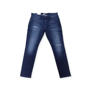 Polo Men's Pjc Rip Repair Skinny Leg Dark Wash