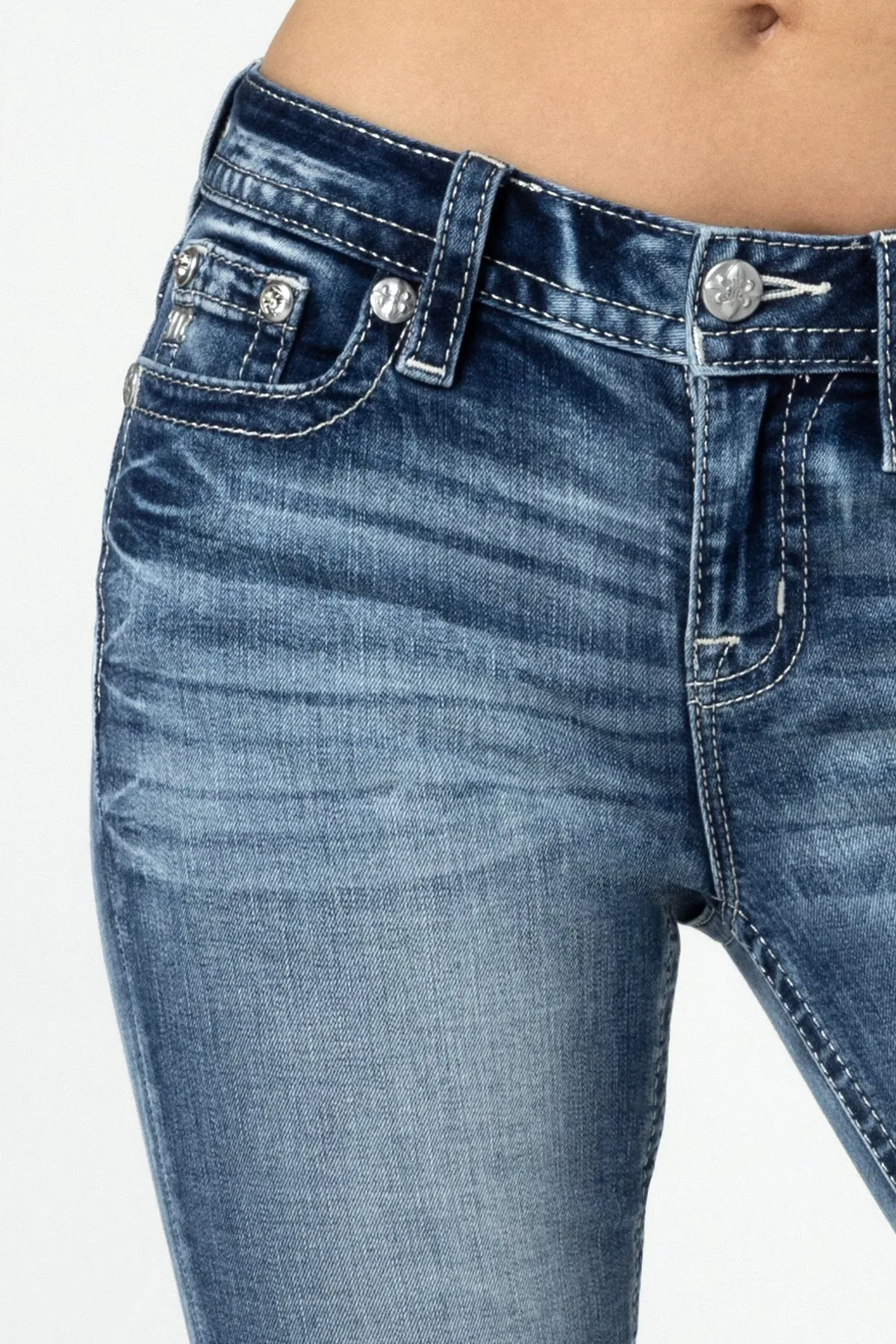 Pop Wing Bootcut Jeans