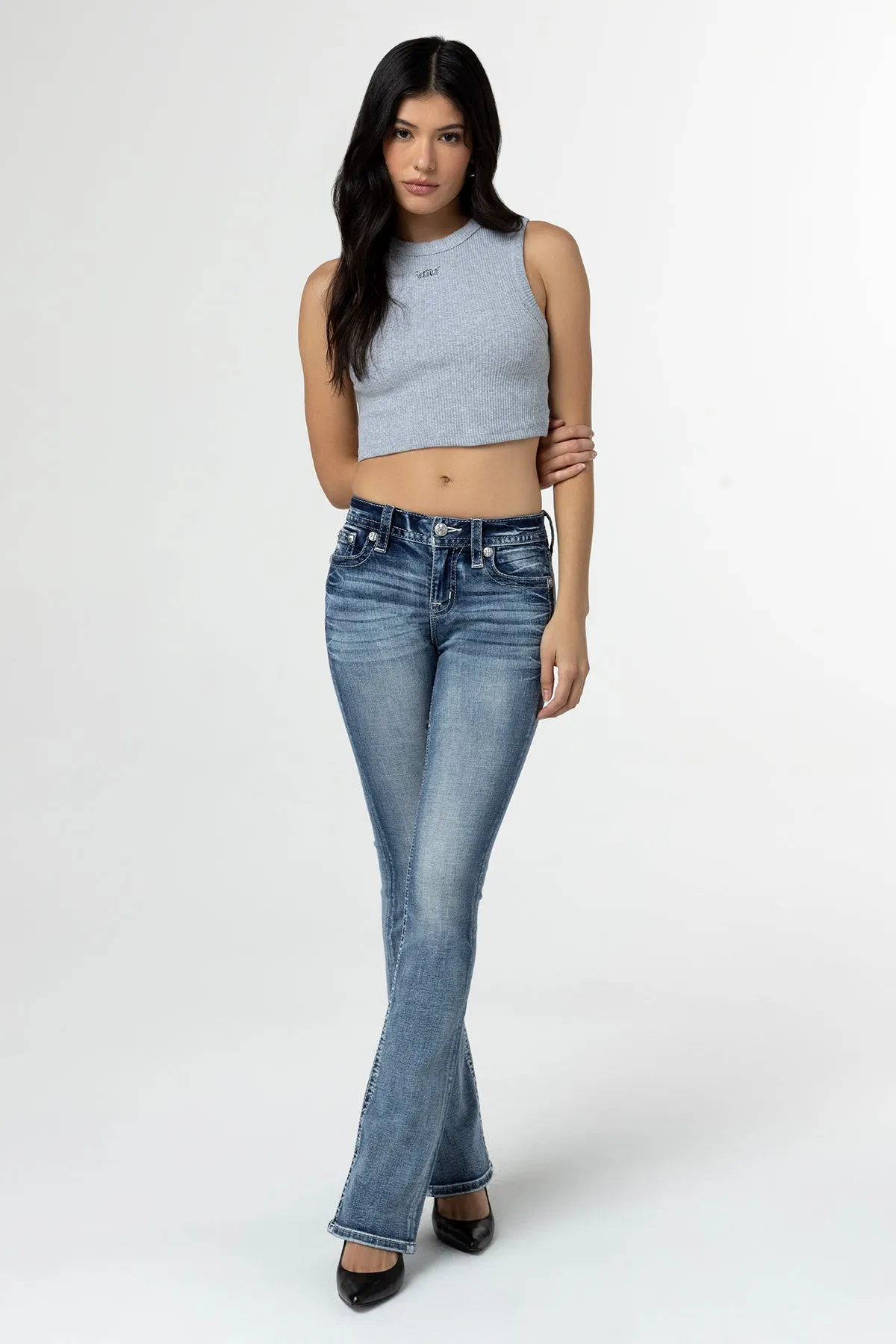 Pop Wing Bootcut Jeans