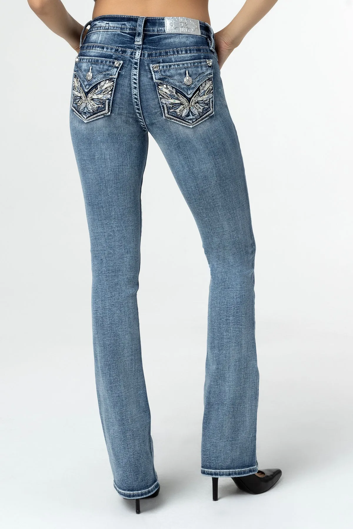 Pop Wing Bootcut Jeans