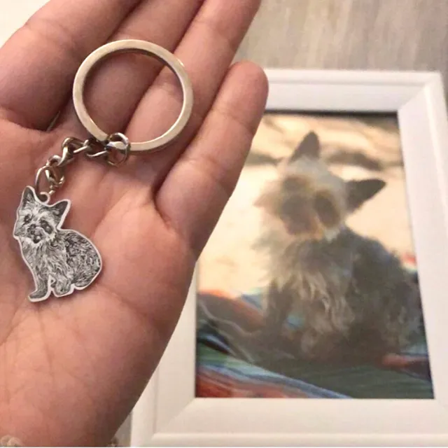 Porte Clef Photo Animal