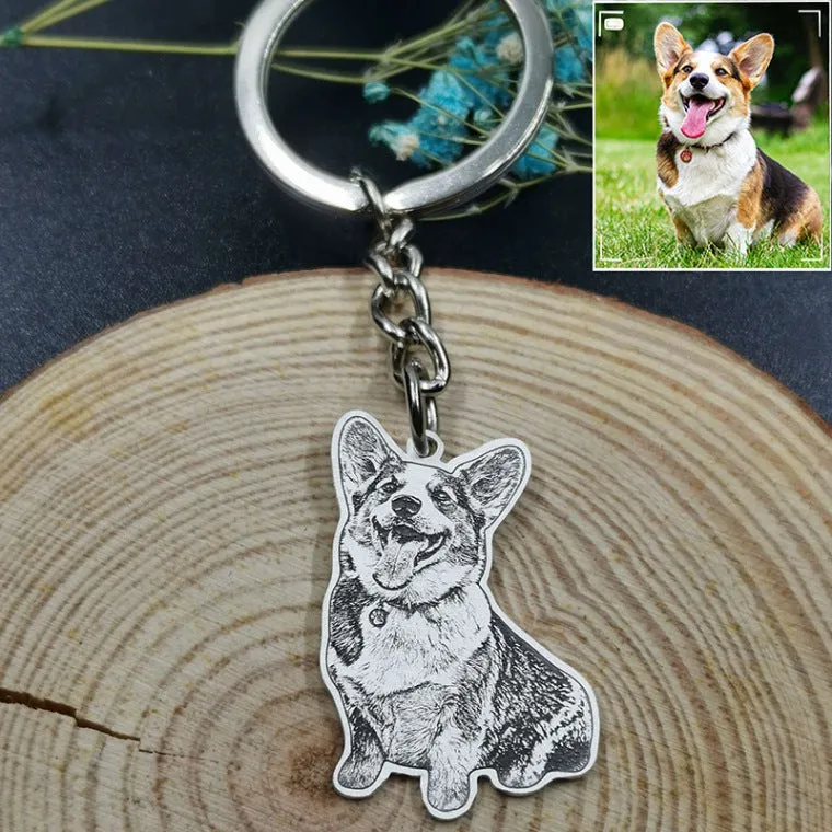 Porte Clef Photo Animal