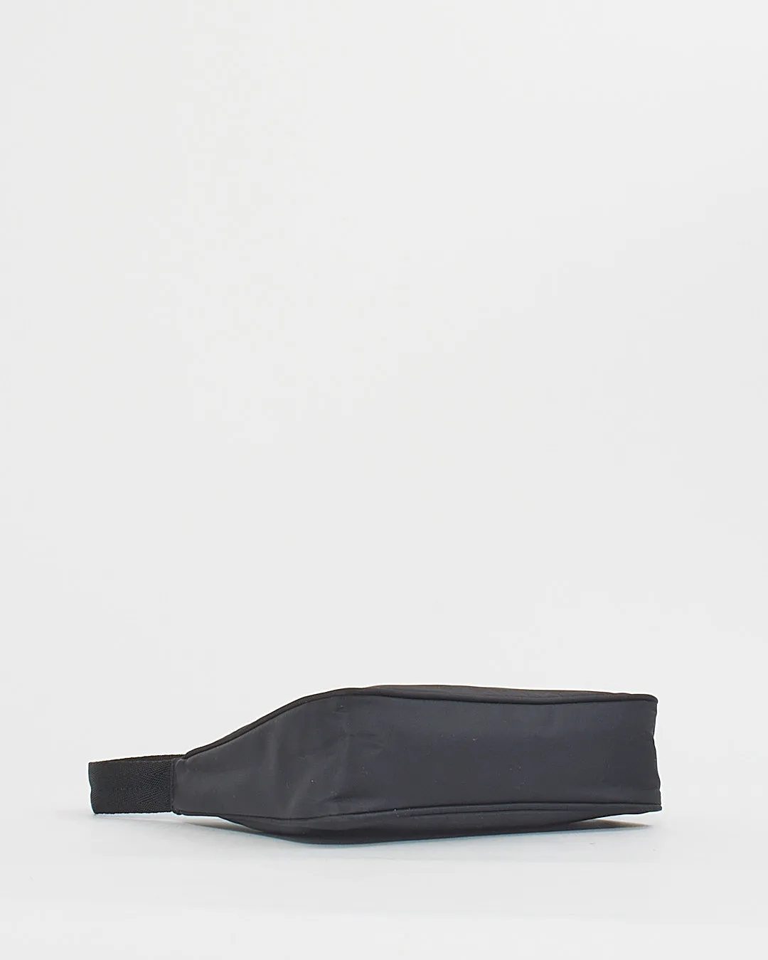 Prada Black Nylon Re-edition 2000 Mini Hobo Shoulder Bag
