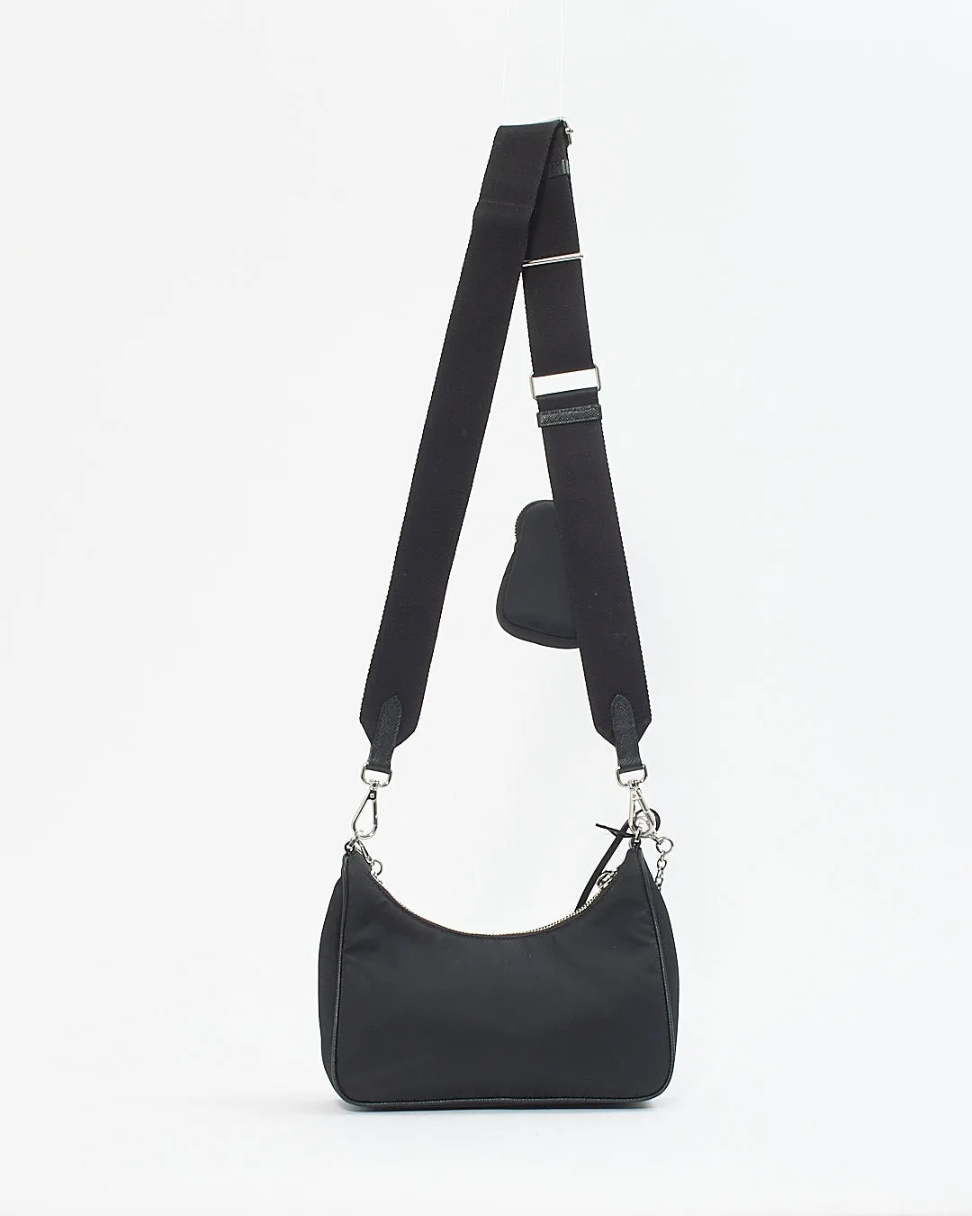 Prada Black Nylon Tessuto Re Edition 2005 Bag