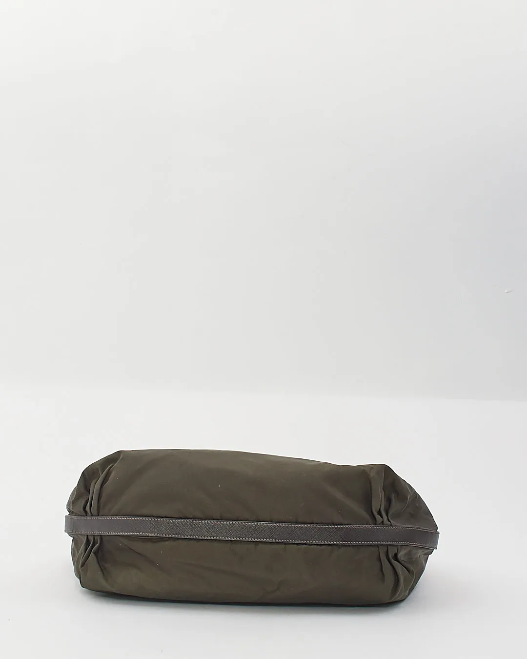 Prada Olive Nylon Tessuto Hobo Shoulder Bag