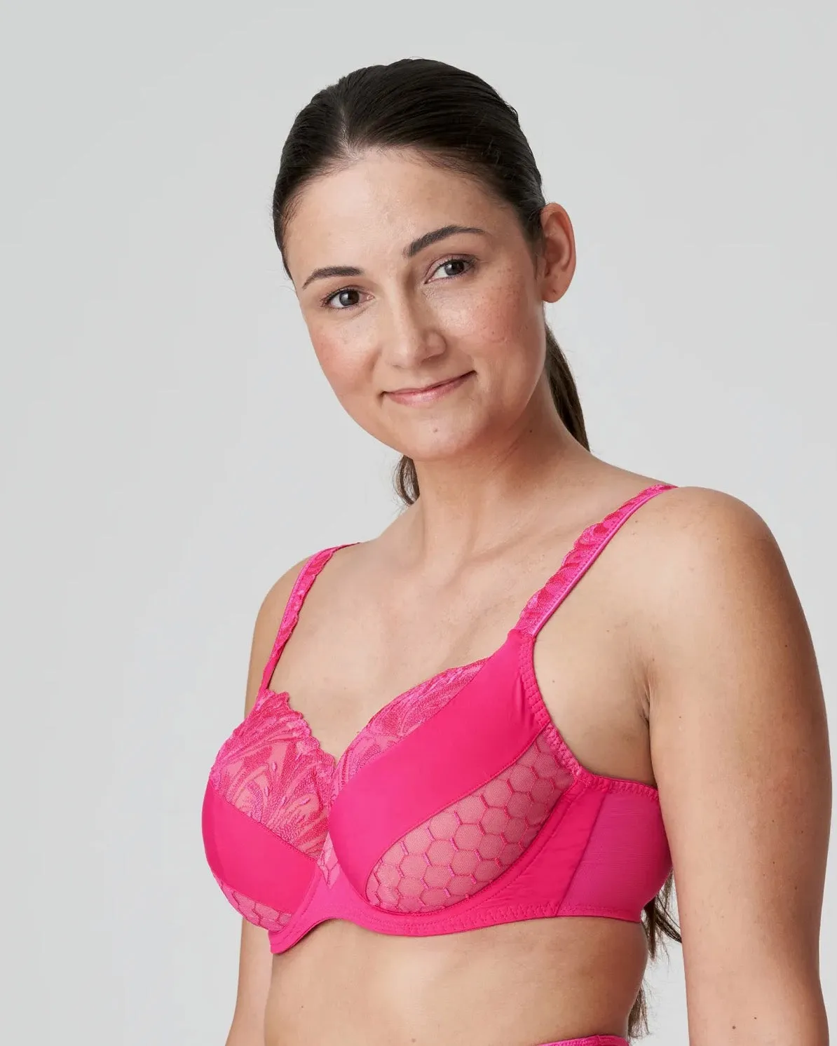 Prima Donna - Disah Tulip Seam Balcony Bra - Electric Pink