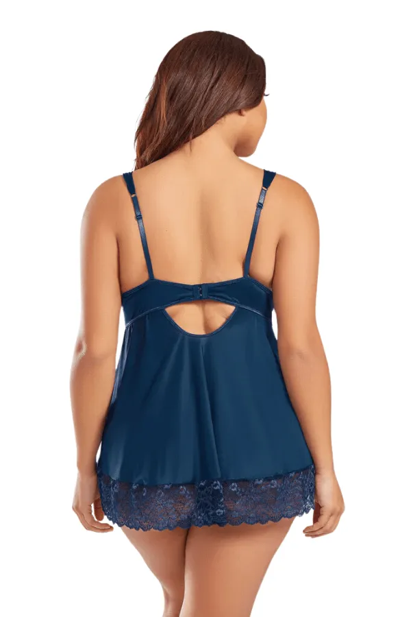 Primrose Babydoll Set - Blue