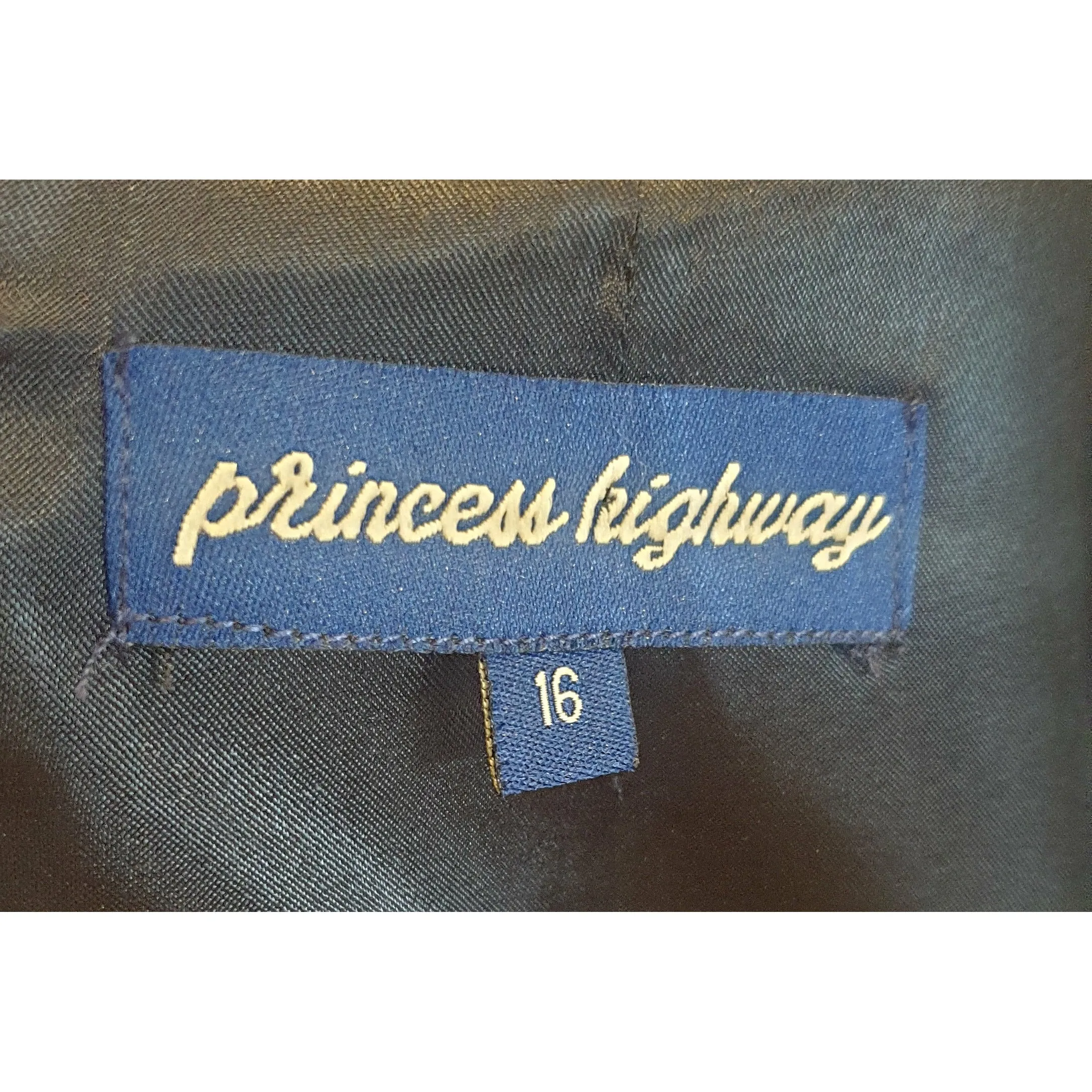 Princess Highway black sleeveess dress size 16 (best fits size 14)