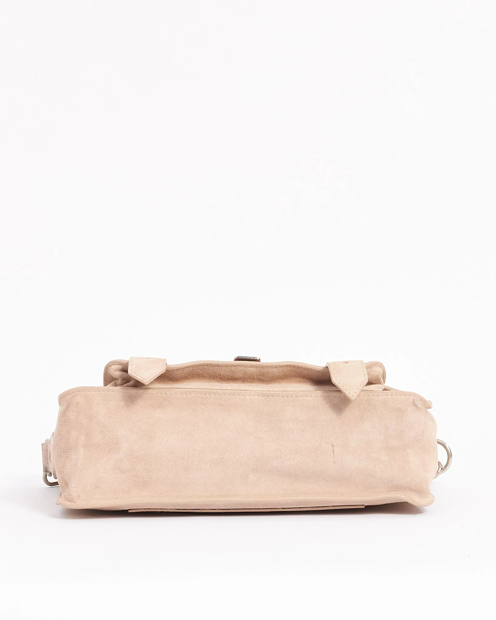 Proenza Schouler Beige Suede Small PS1 Bag