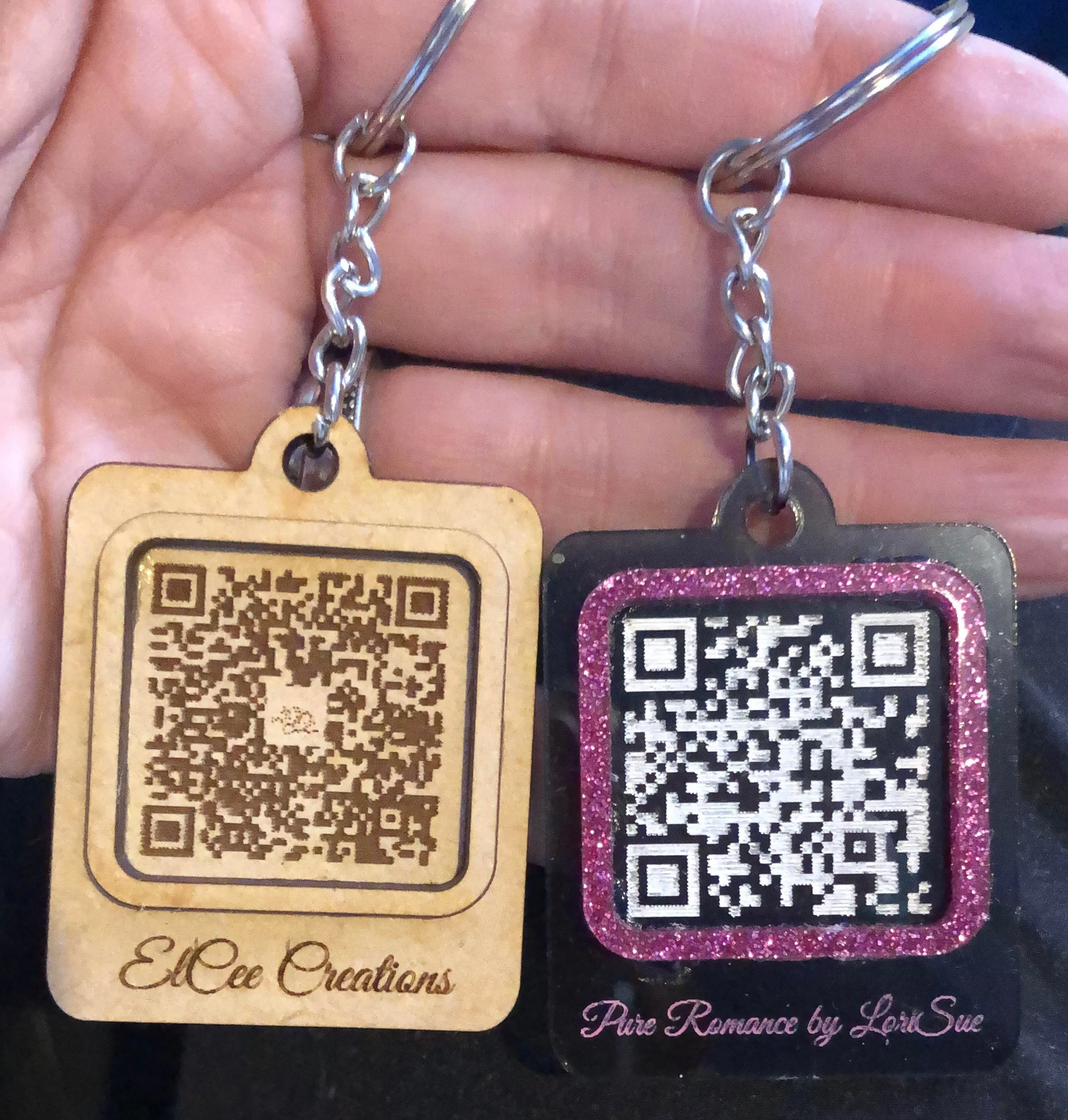 QR Code Keychains