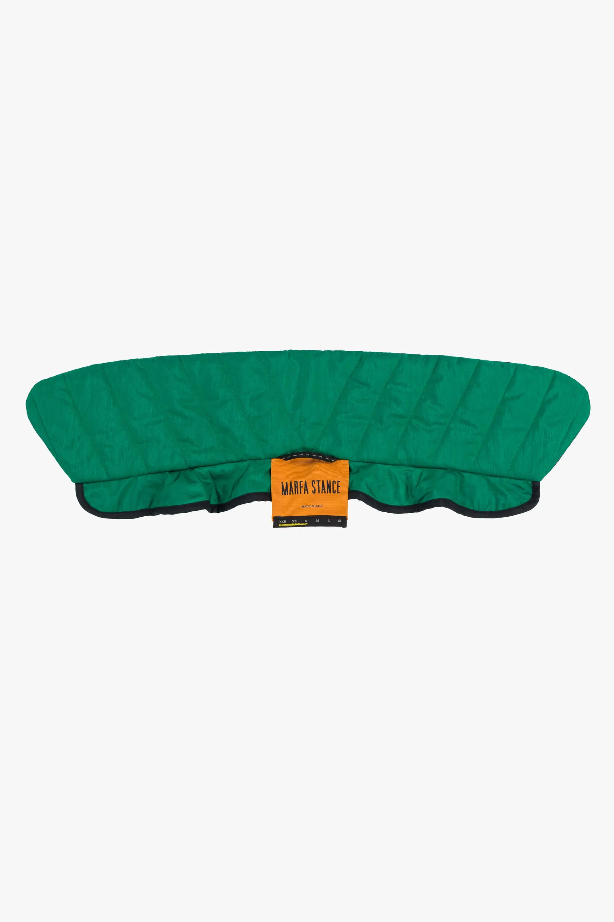 Quilted Collar - Emerald / Navy