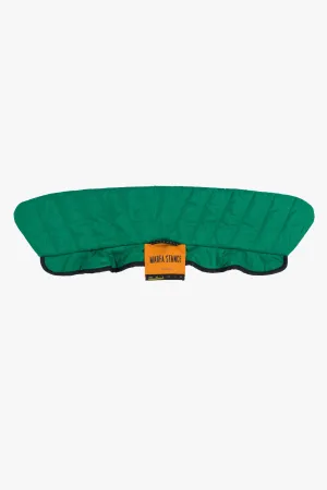 Quilted Collar - Emerald / Navy