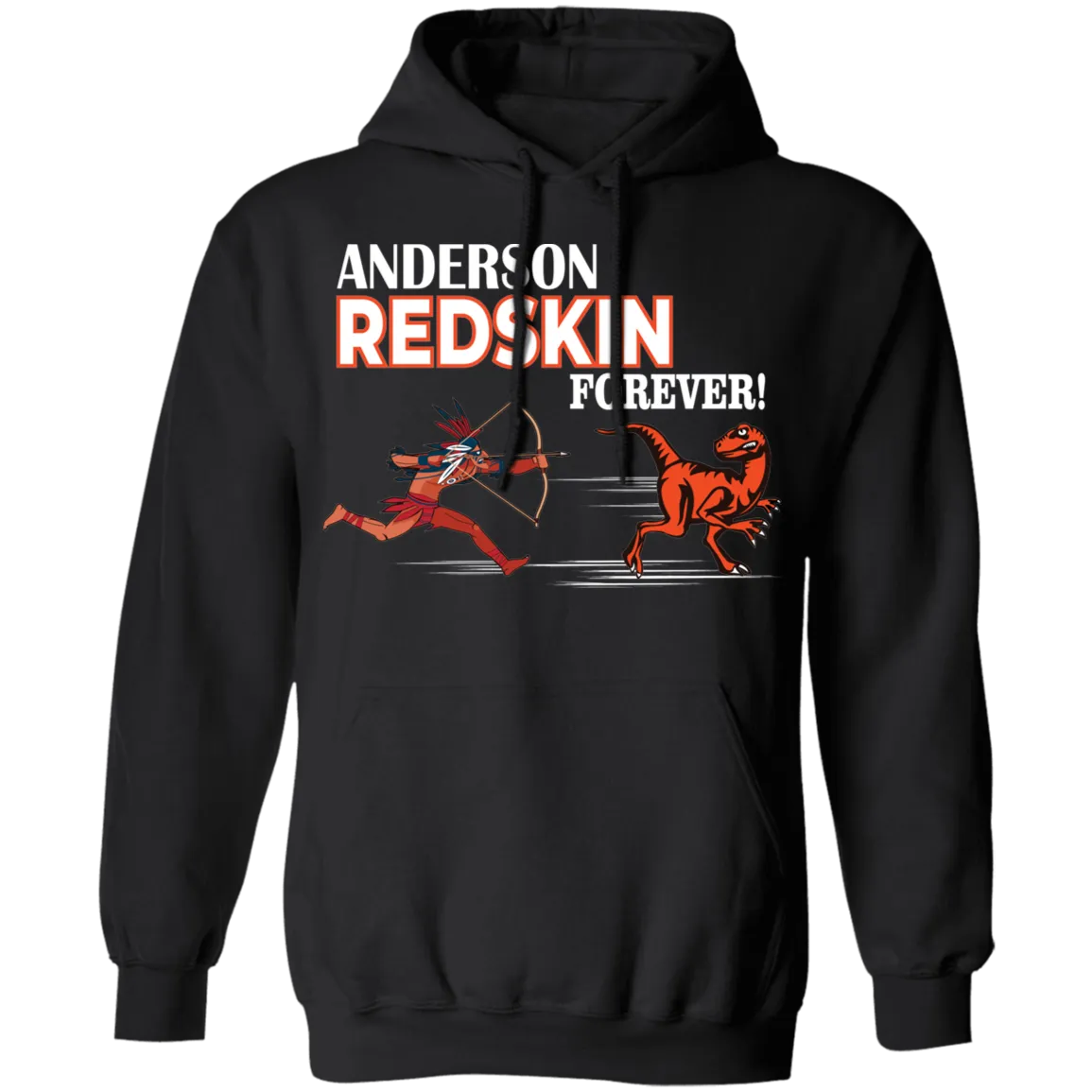 "REDSKIN FOREVER" Hoodie (Black)
