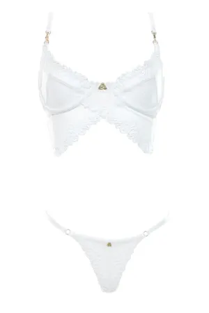 "Say I Do" Quartz Bra & Genevieve G String