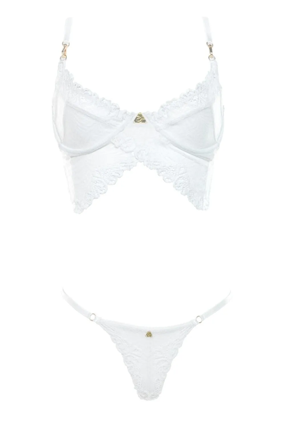 "Say I Do" Quartz Bra & Genevieve G String
