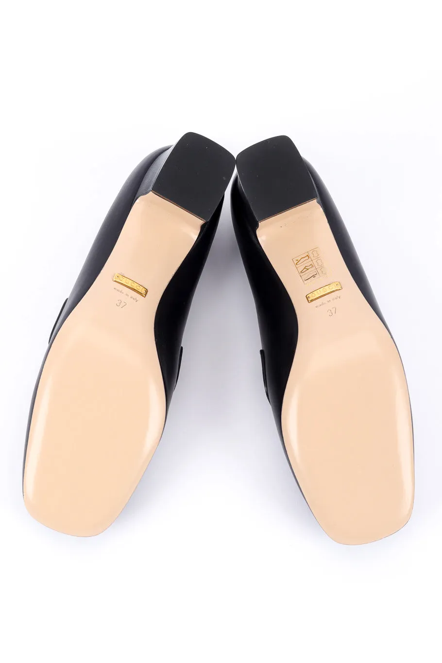 "Zumi" Horsebit Mid Heel Loafers