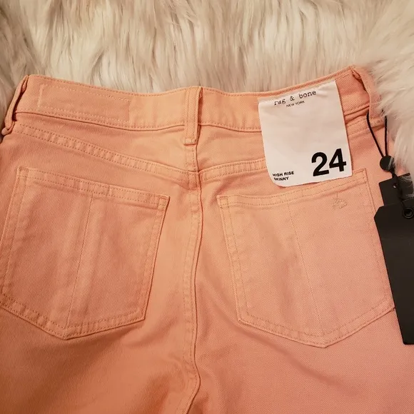 Rag &amp; Bone Prairie Sun high rise skinny jeans