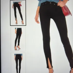 Rag &amp; Bone Yuki Skinny Jean in Coal Bar