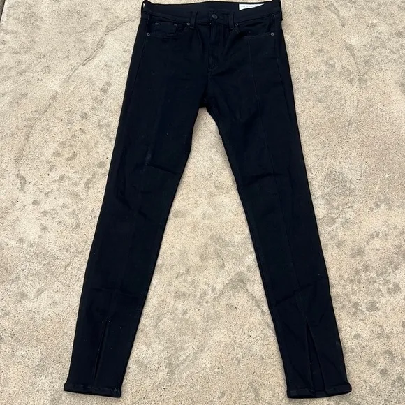 Rag &amp; Bone Yuki Skinny Jean in Coal Bar