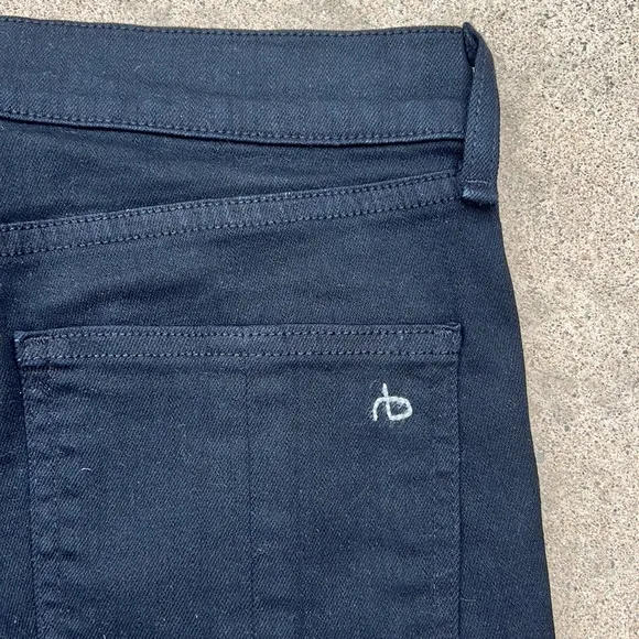 Rag &amp; Bone Yuki Skinny Jean in Coal Bar