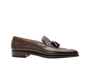 Raj Singhs Dark Brown Tassel Loafers – Handcrafted in Italian Leather