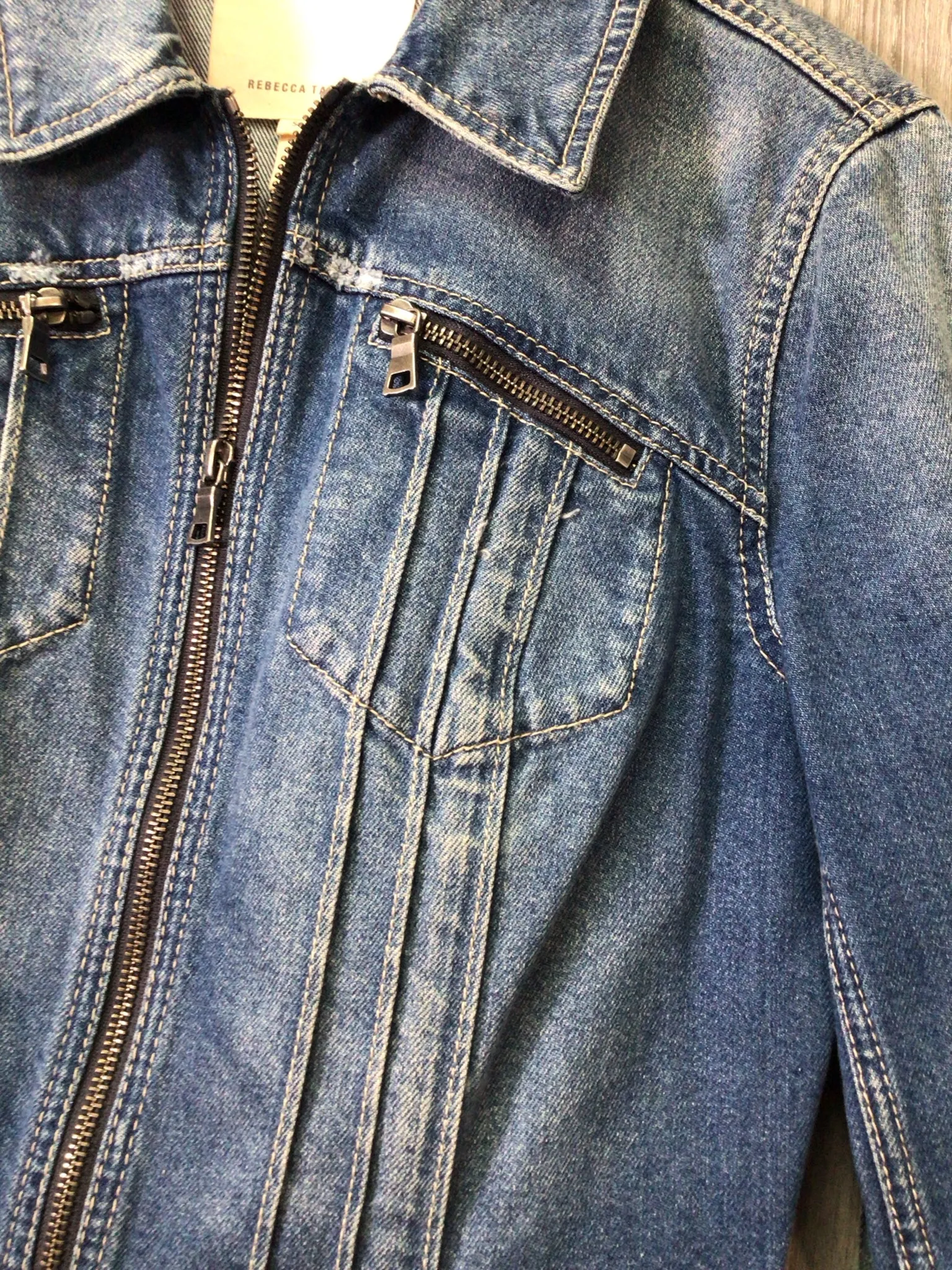 Rebecca Taylor Denim Jacket Size Small