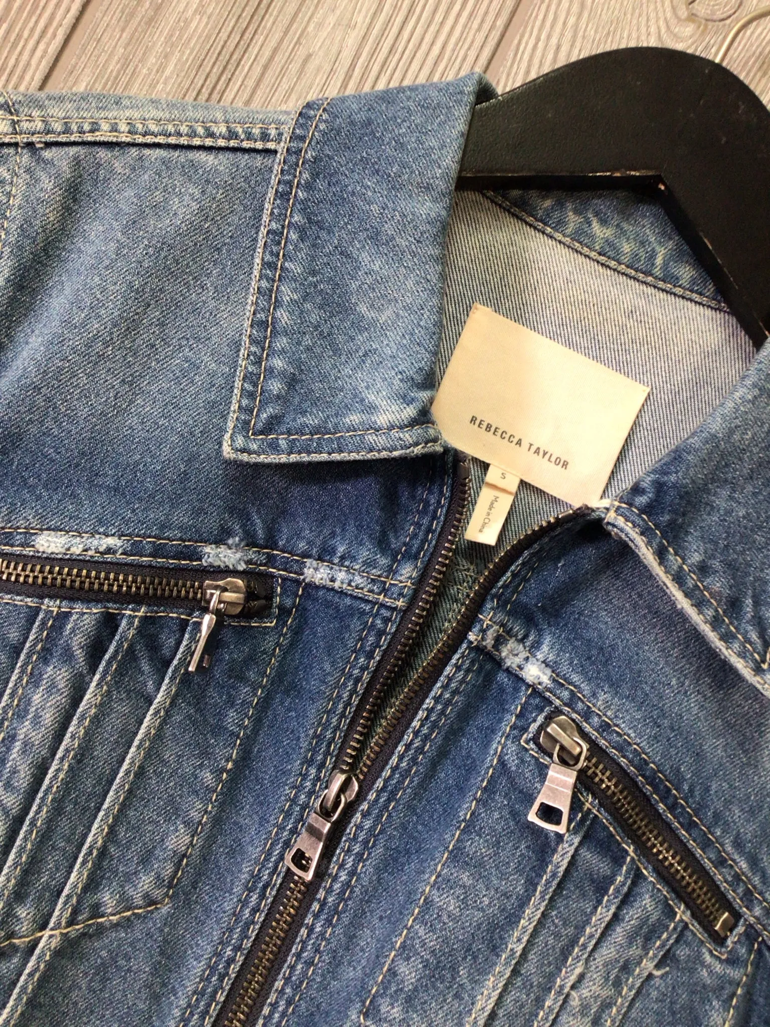 Rebecca Taylor Denim Jacket Size Small