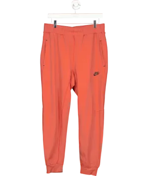 Red Nike Tech Men's Fleece Joggers UK M