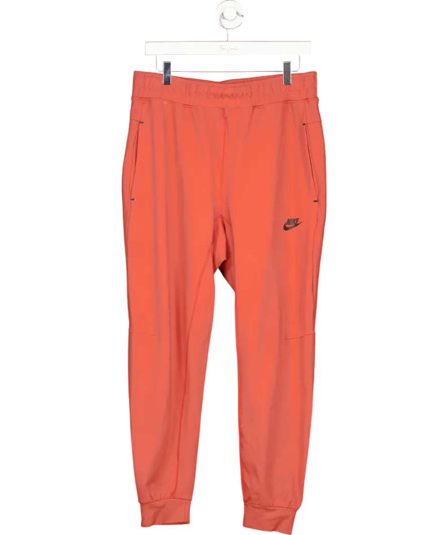 Red Nike Tech Men's Fleece Joggers UK M