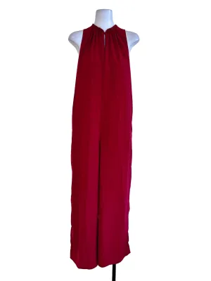 Red Sleeveless Jumpsuits