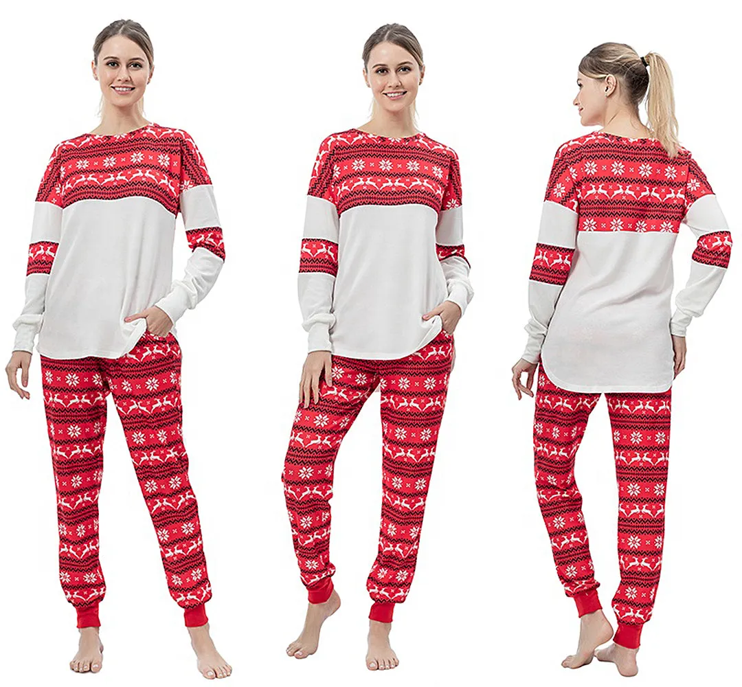 Reindeer Christmas Joggers by Nordic Fleece