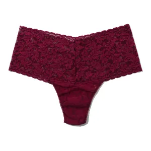Retro Lace Thong