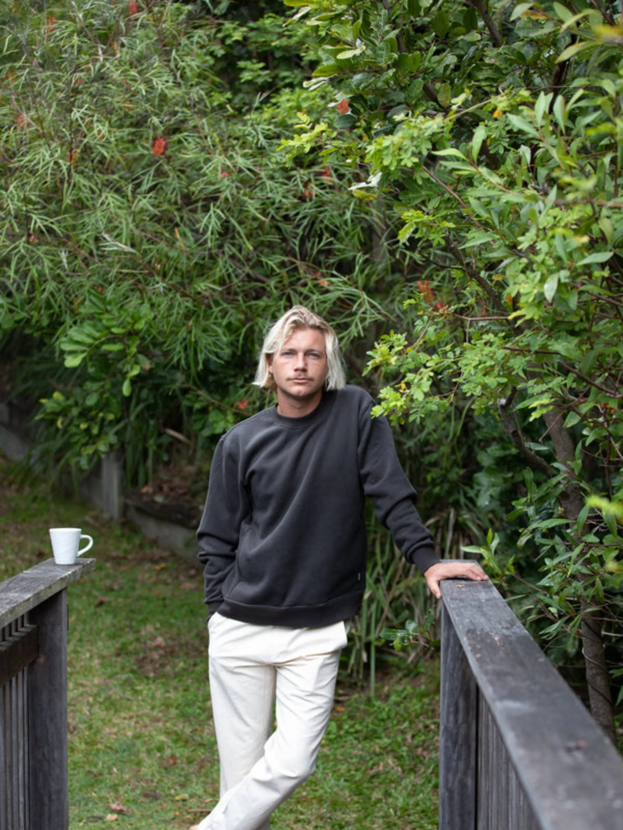 Rhythm Classic Fleece Crew - Black