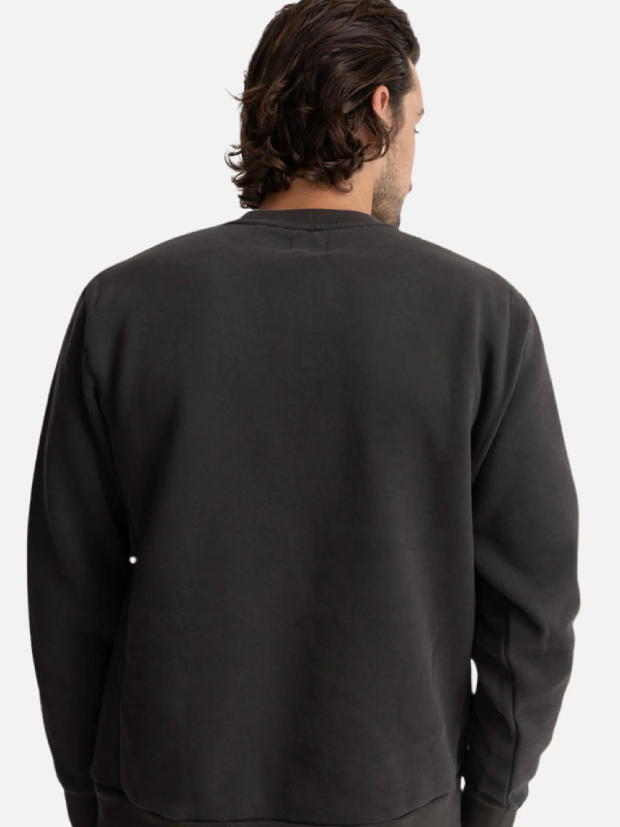 Rhythm Classic Fleece Crew - Black
