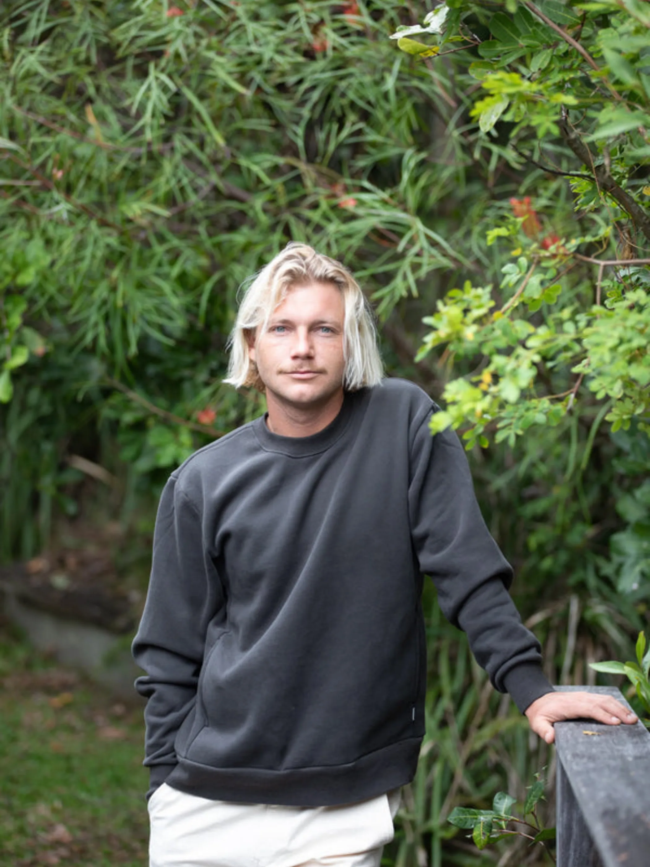Rhythm Classic Fleece Crew - Black