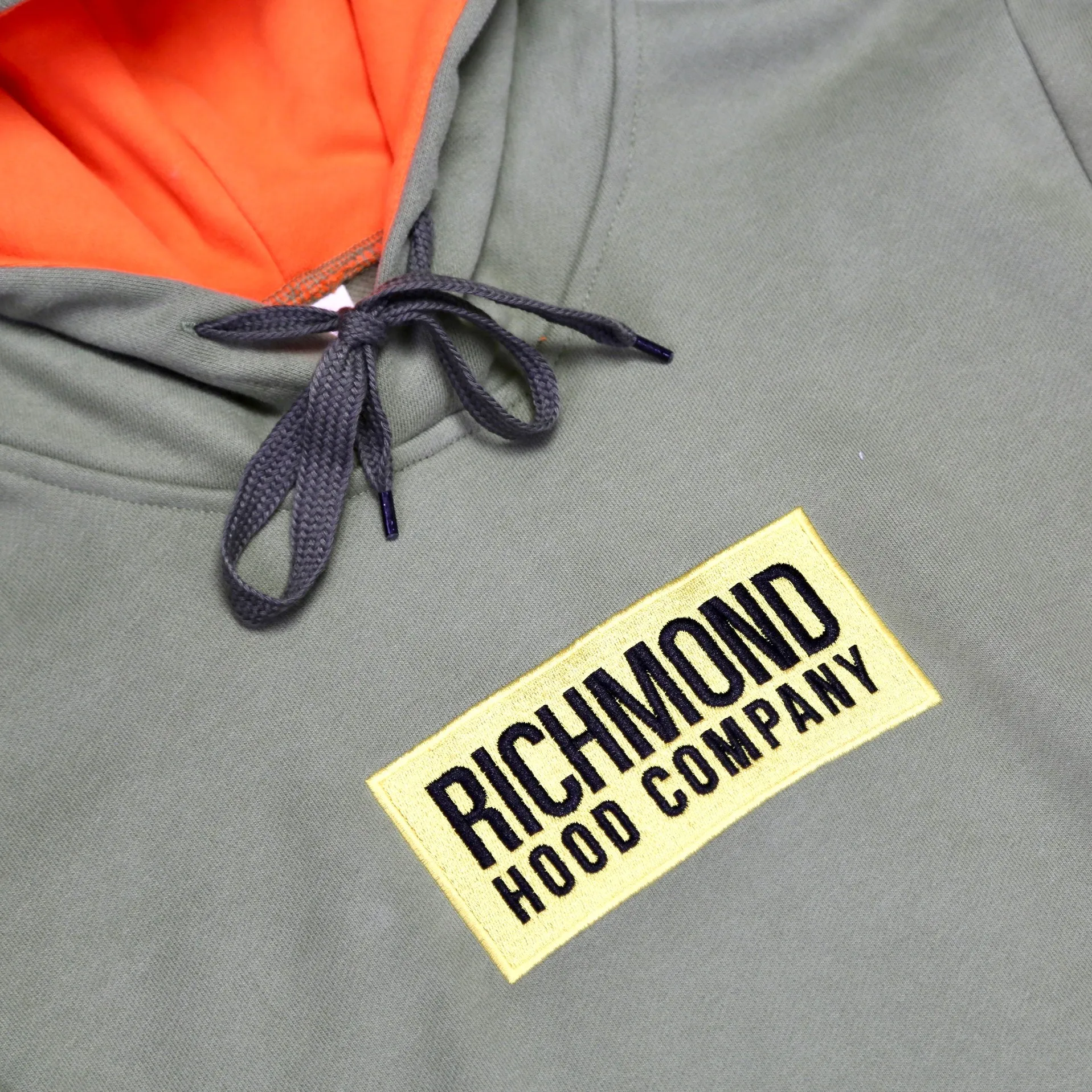 Richmond Box Logo Hoodie - Olive Drab