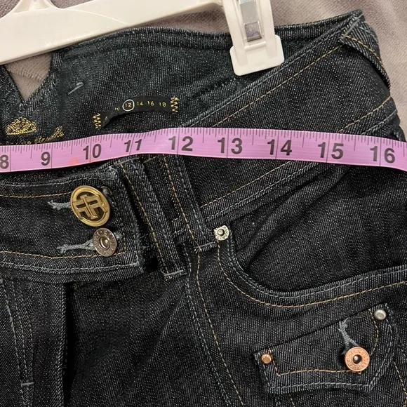 River island dark denim bootcut flare jeans NWT