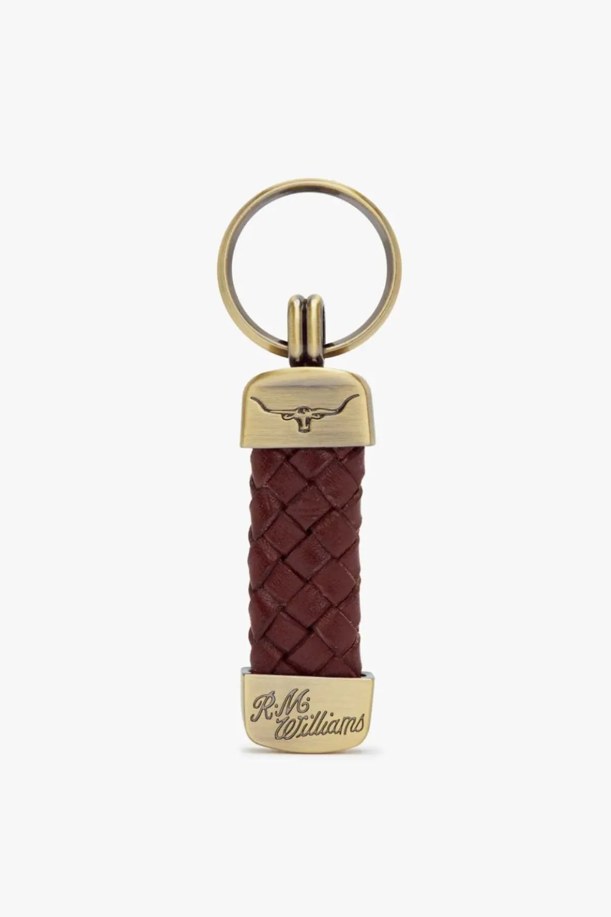 RM Williams Plaited Key Ring