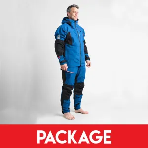 Rooster SB1 Unisex Sailing Jacket and Salopette Package - Navy