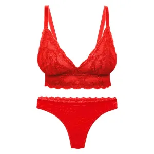 Rose Red 2-Piece Lingerie Set