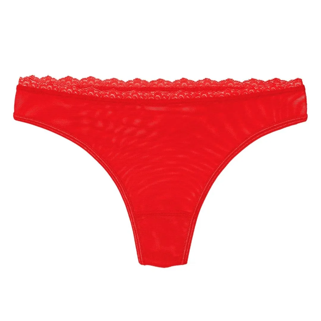 Rose Red 2-Piece Lingerie Set