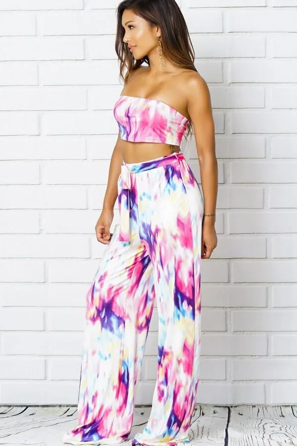 Royale Bella Two piece Tie Dye Pant set